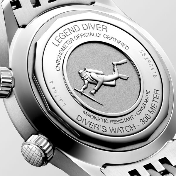 Legend Diver 39 mm automatique en acier inoxydable